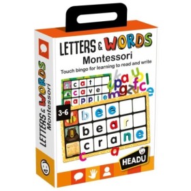 Headu Montessori - Joc Bingo Atingeti Imagini Si Cuvinte Headu - 1